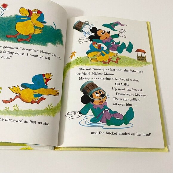 Vtg 1978 Disney Henny Penny and the Big Bad Wolf Wonderful World of Reading - Picture 13 of 16